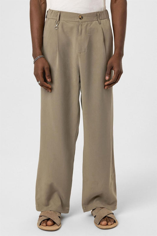 Relaxed-Fit Fabric Pants