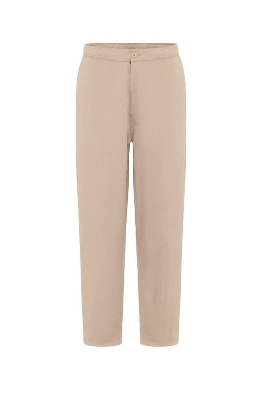 Pre-Washed Gabardine Baggy Pants