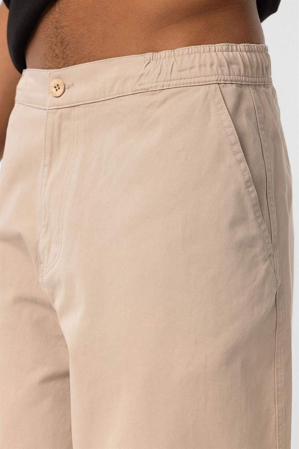 Pre-Washed Gabardine Baggy Pants