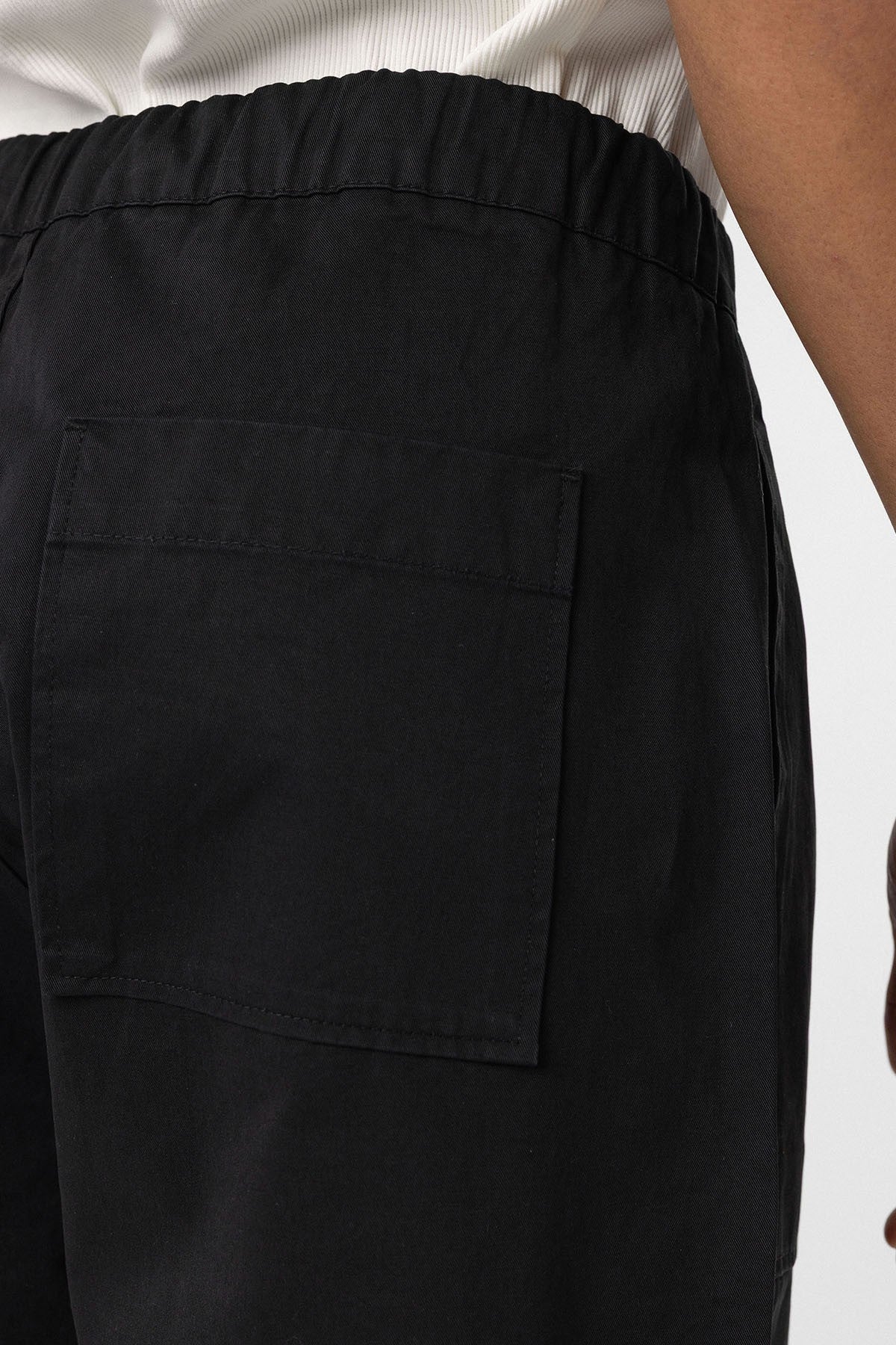 Baggy-Fit Gabardine Pants