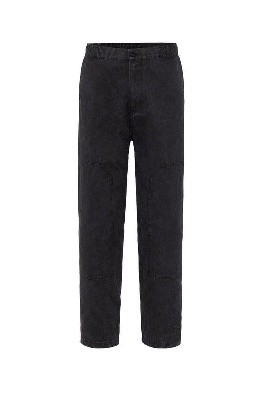Pre-Washed Baggy Gabardine Pants