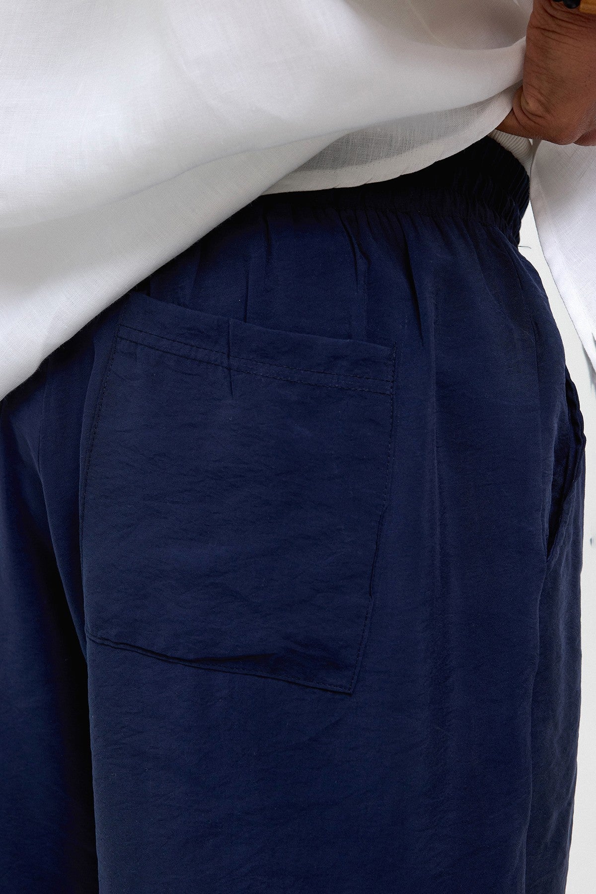 Baggy-Fit Modal Fabric Pants