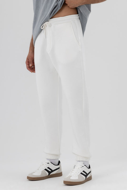 Basic Sweatpants with Elastic Cuffs