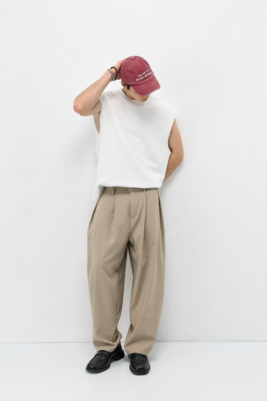 Barrel Fit Tailored Pants