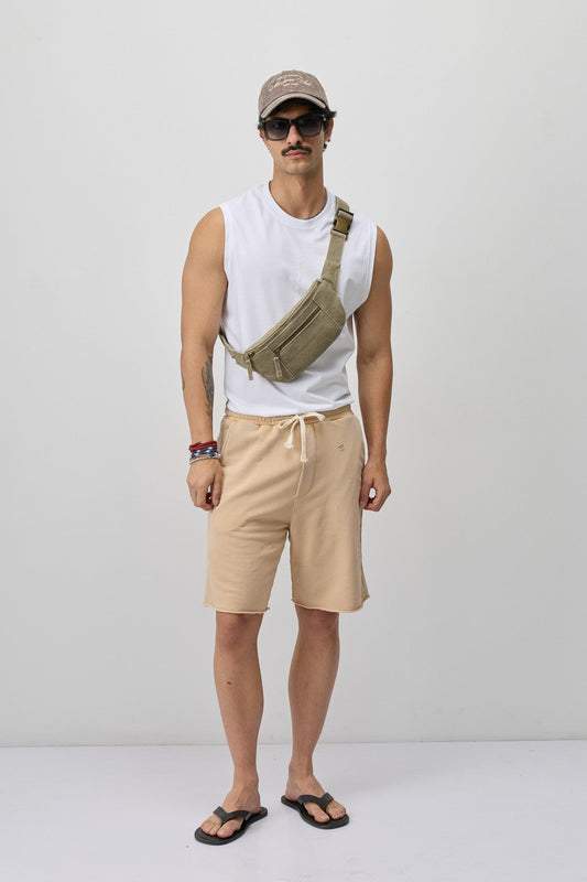 Loose-Fit Shorts with Drawstring