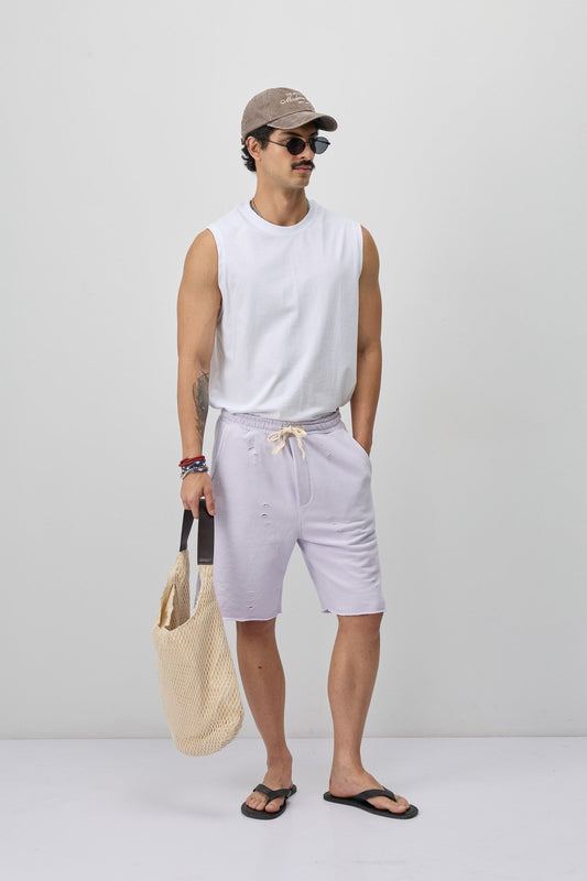 Loose-Fit Shorts with Drawstring