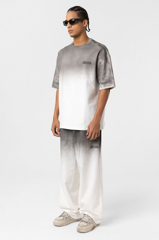Oversized Printed Sweatsuit Set (Machine Washable)