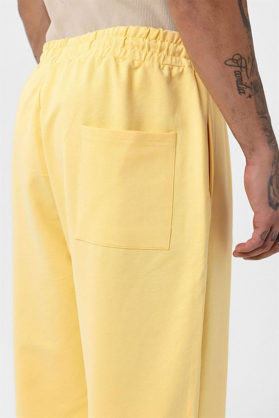 Basic Oversized Sweatsuit Set with Elastic Cuffs