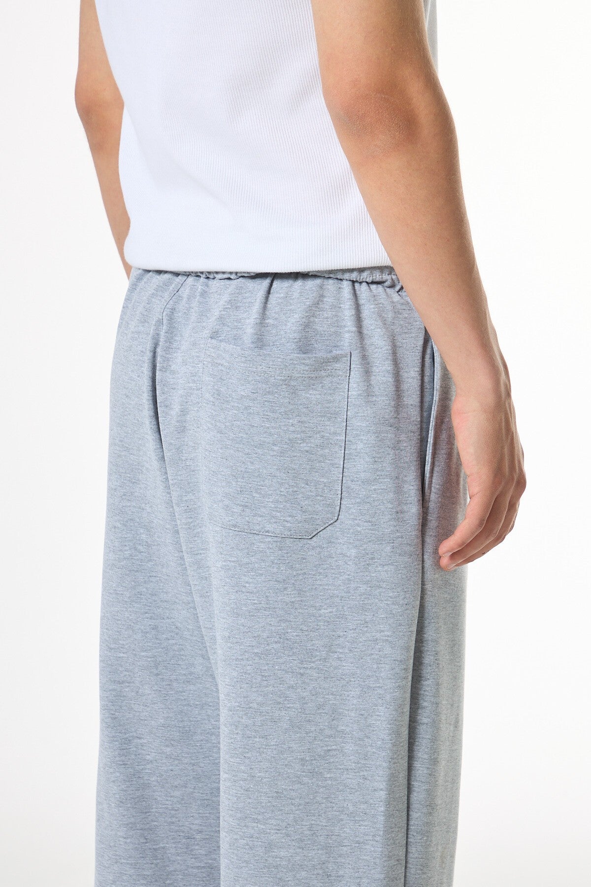 Basic Elastic-Waist Sweatpants