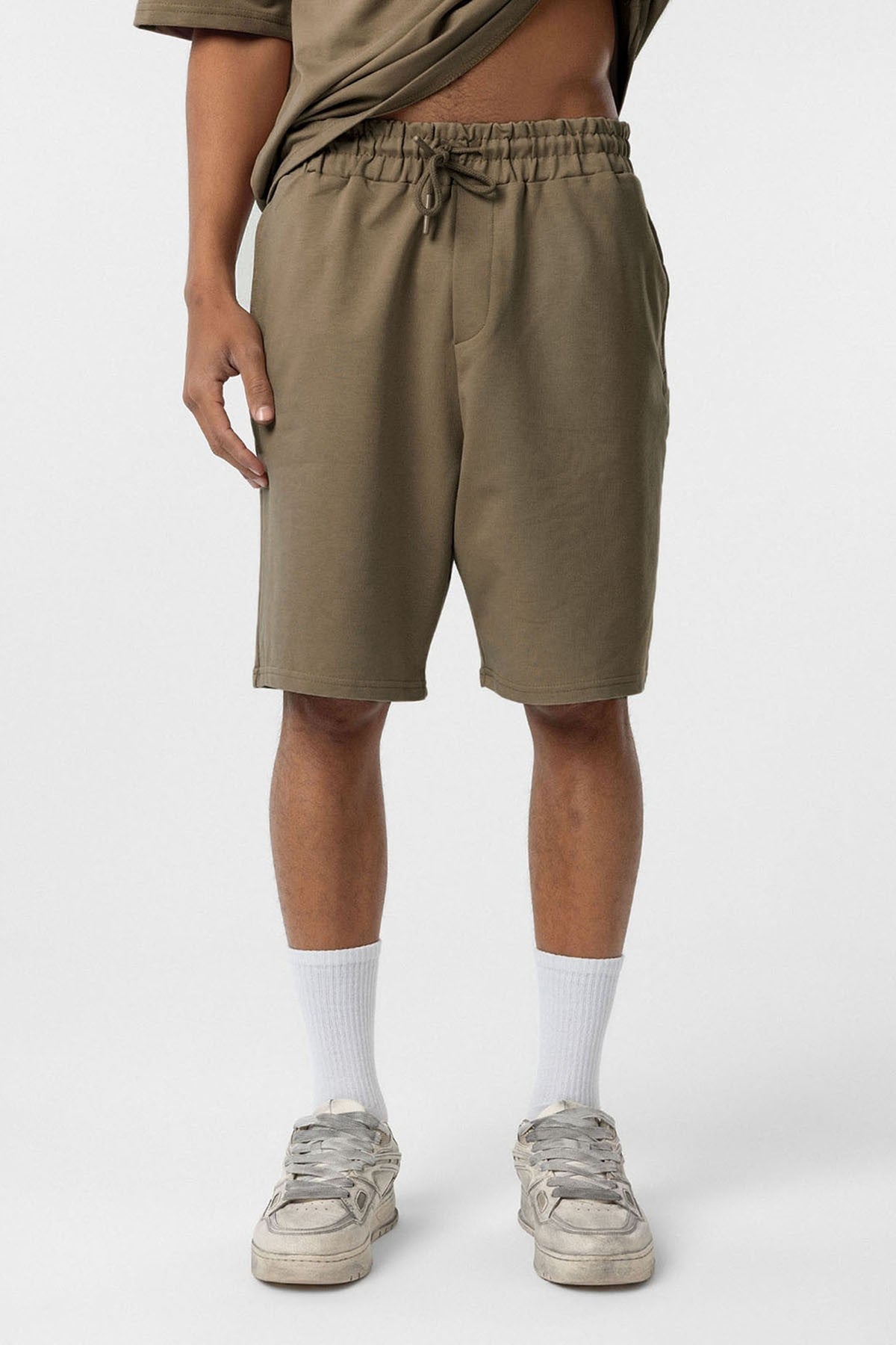 Basic Oversized Shorts Set