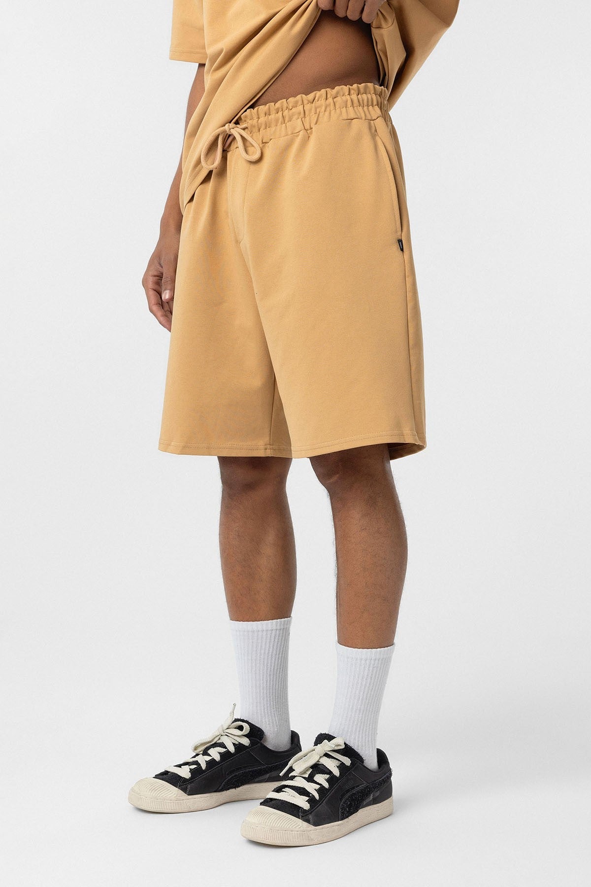 Basic Oversized Shorts Set