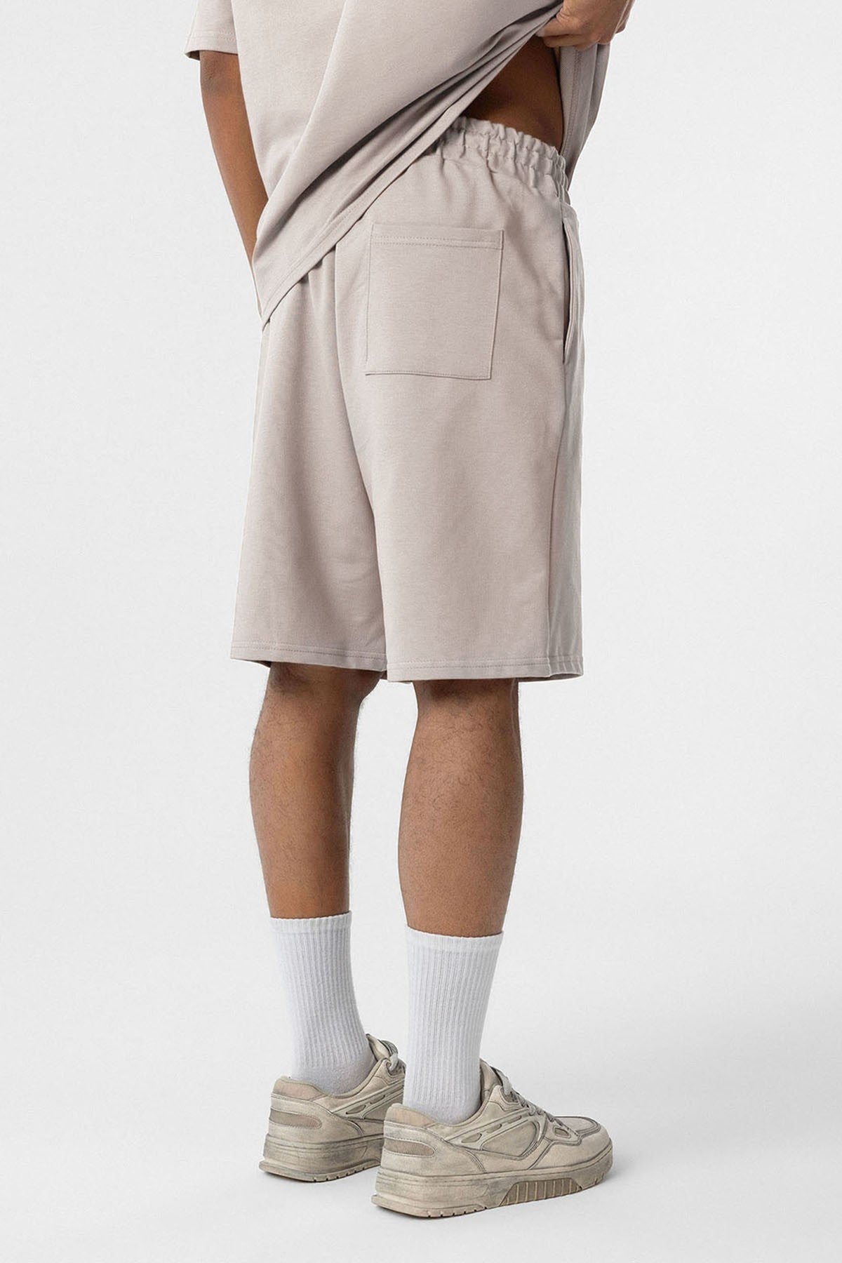Basic Oversized Shorts Set