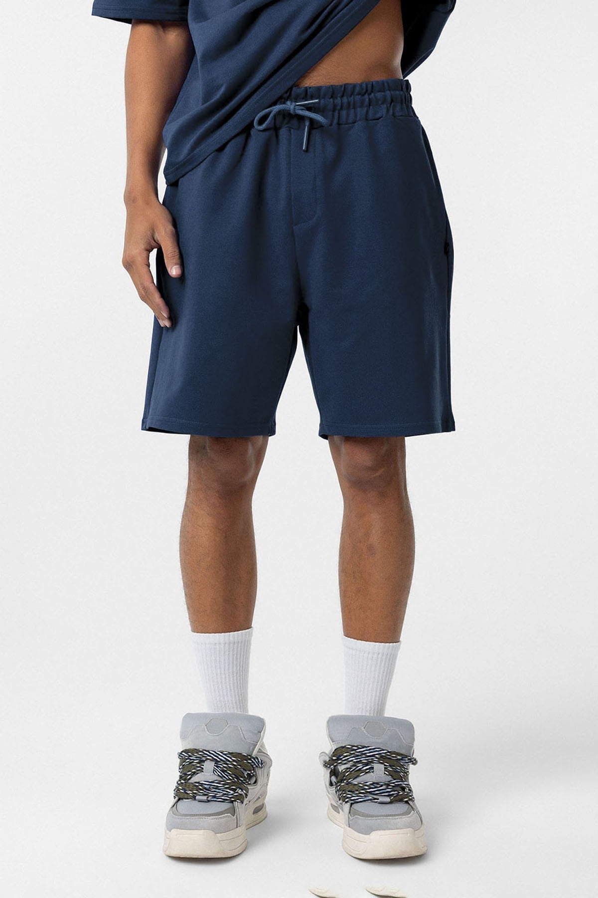 Basic Oversized Shorts Set