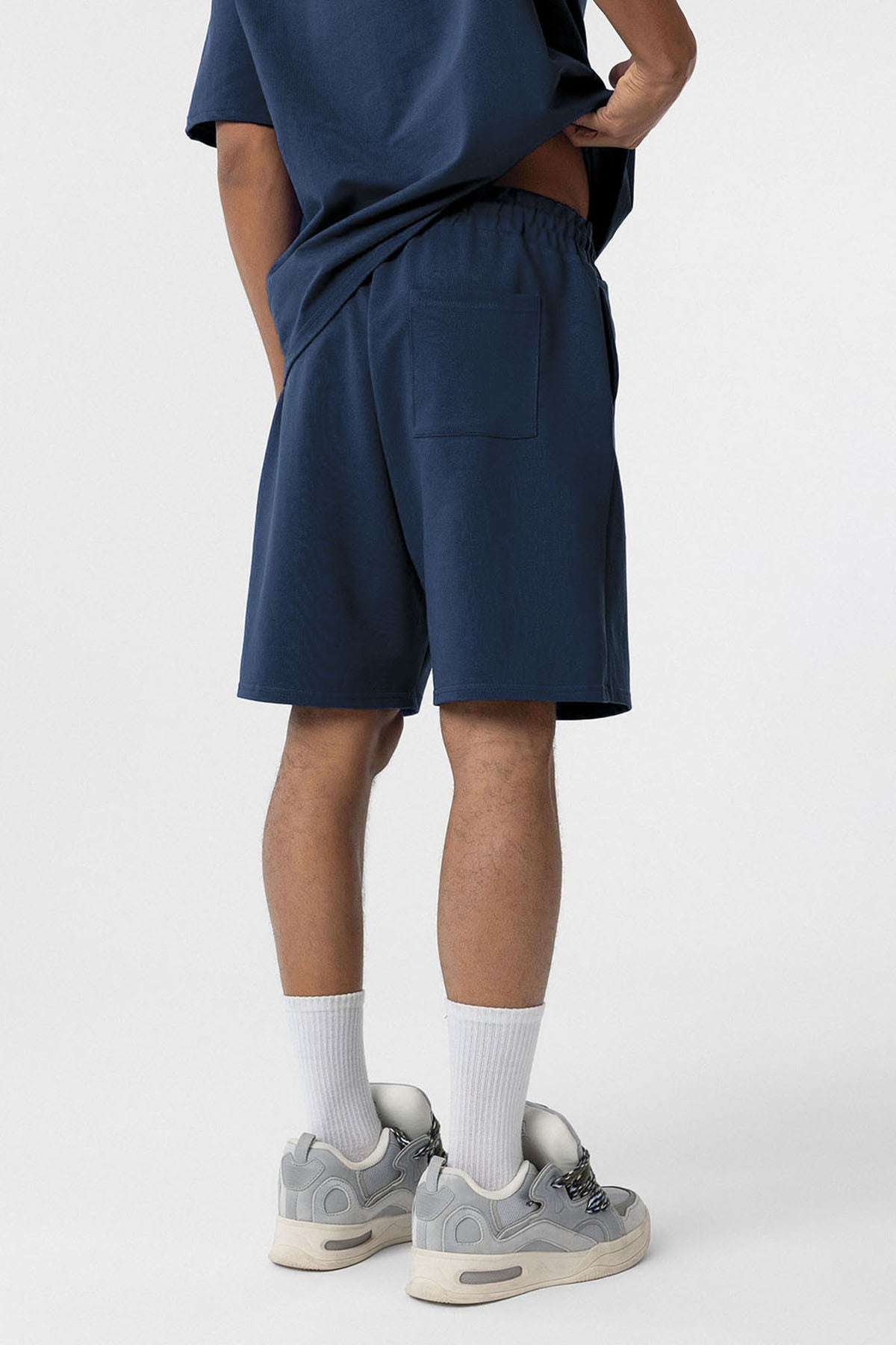 Basic Oversized Shorts Set