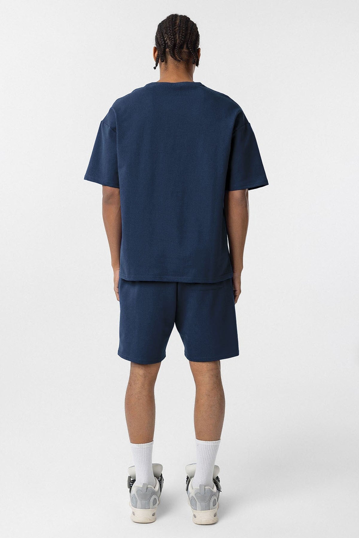 Basic Oversized Shorts Set
