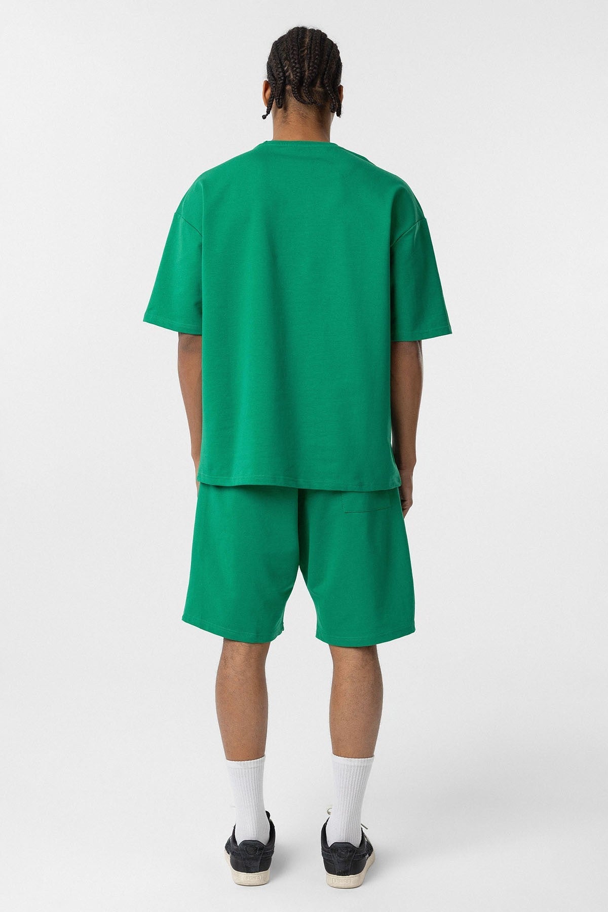 Basic Oversized Shorts Set
