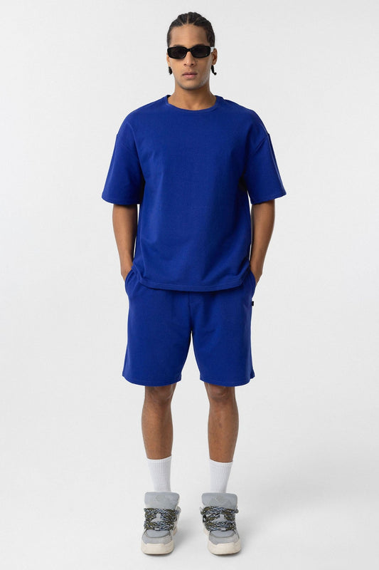 Basic Oversized Shorts Set