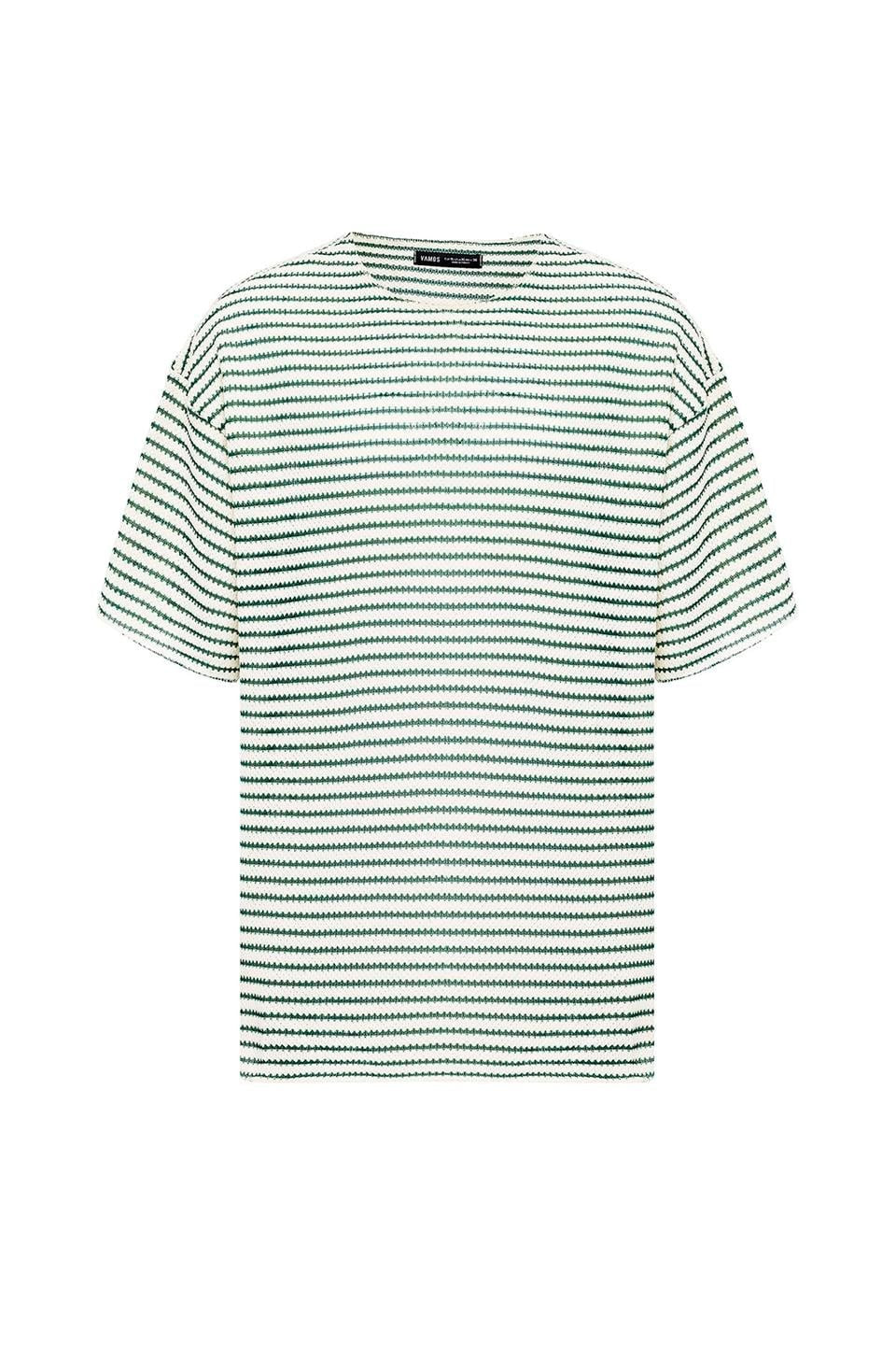 Striped Oversized Knit T-Shirt 30-773