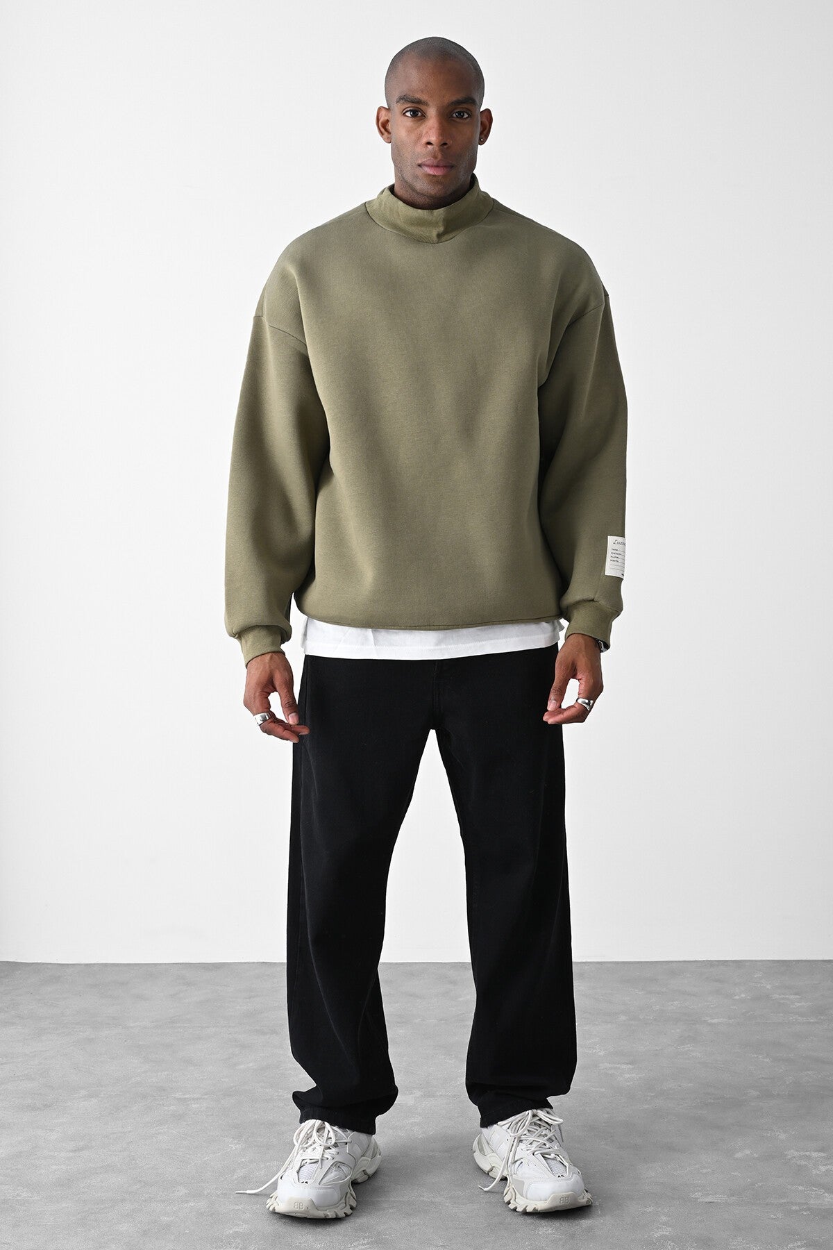 Vizon Kart Detailed Oversized Sweatshirt