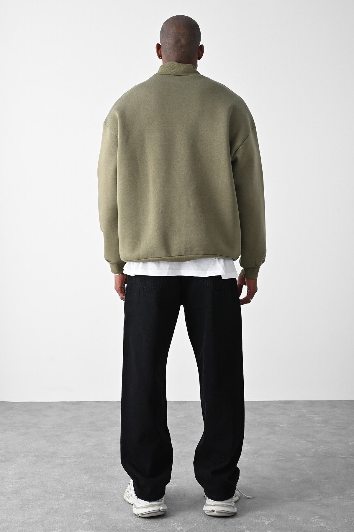 Vizon Kart Detailed Oversized Sweatshirt