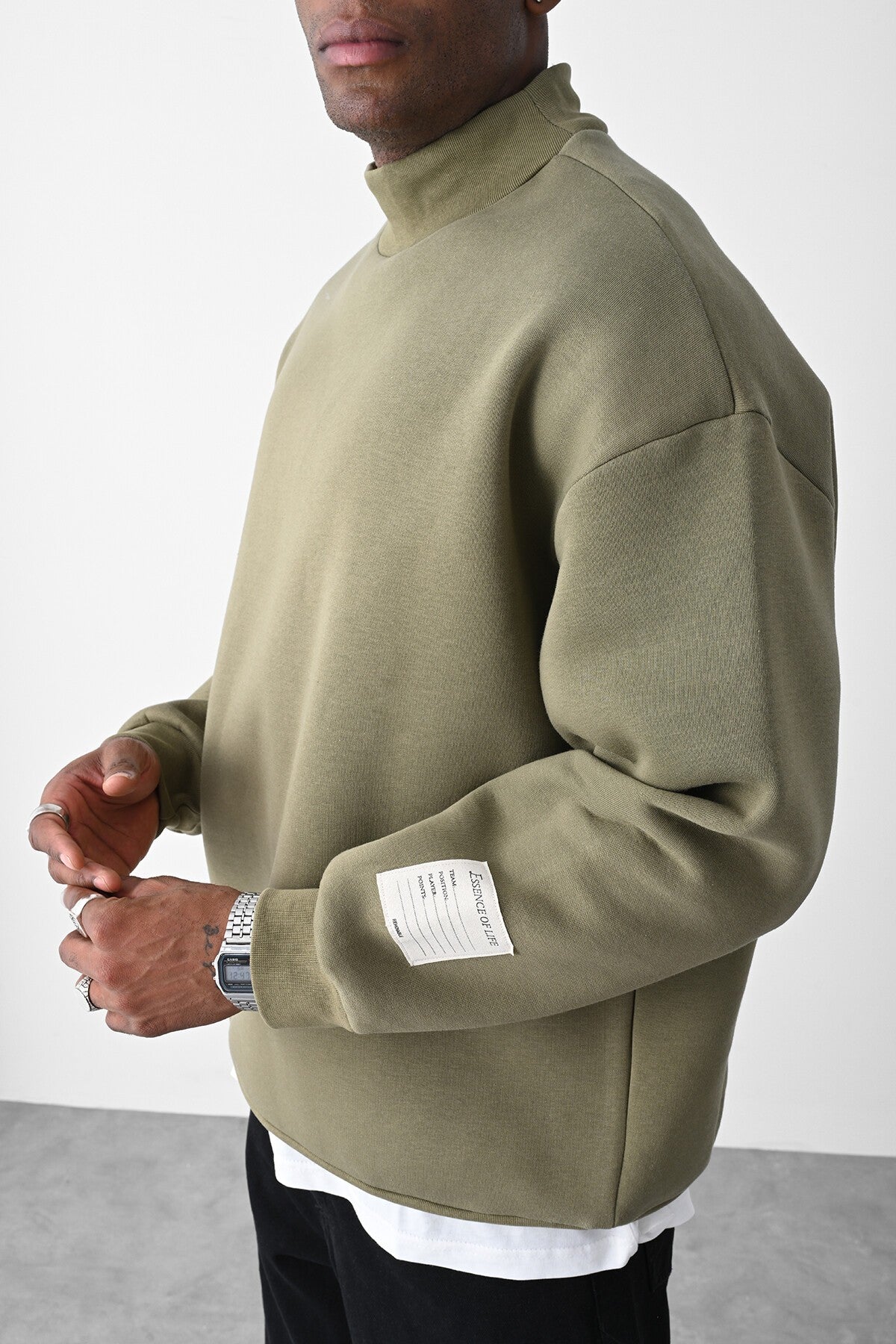 Vizon Kart Detailed Oversized Sweatshirt