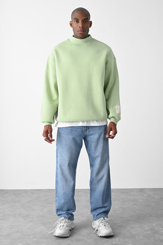 Vizon Kart Detailed Oversized Sweatshirt