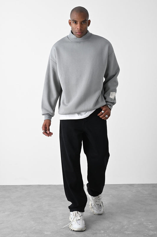Vizon Kart Detailed Oversized Sweatshirt