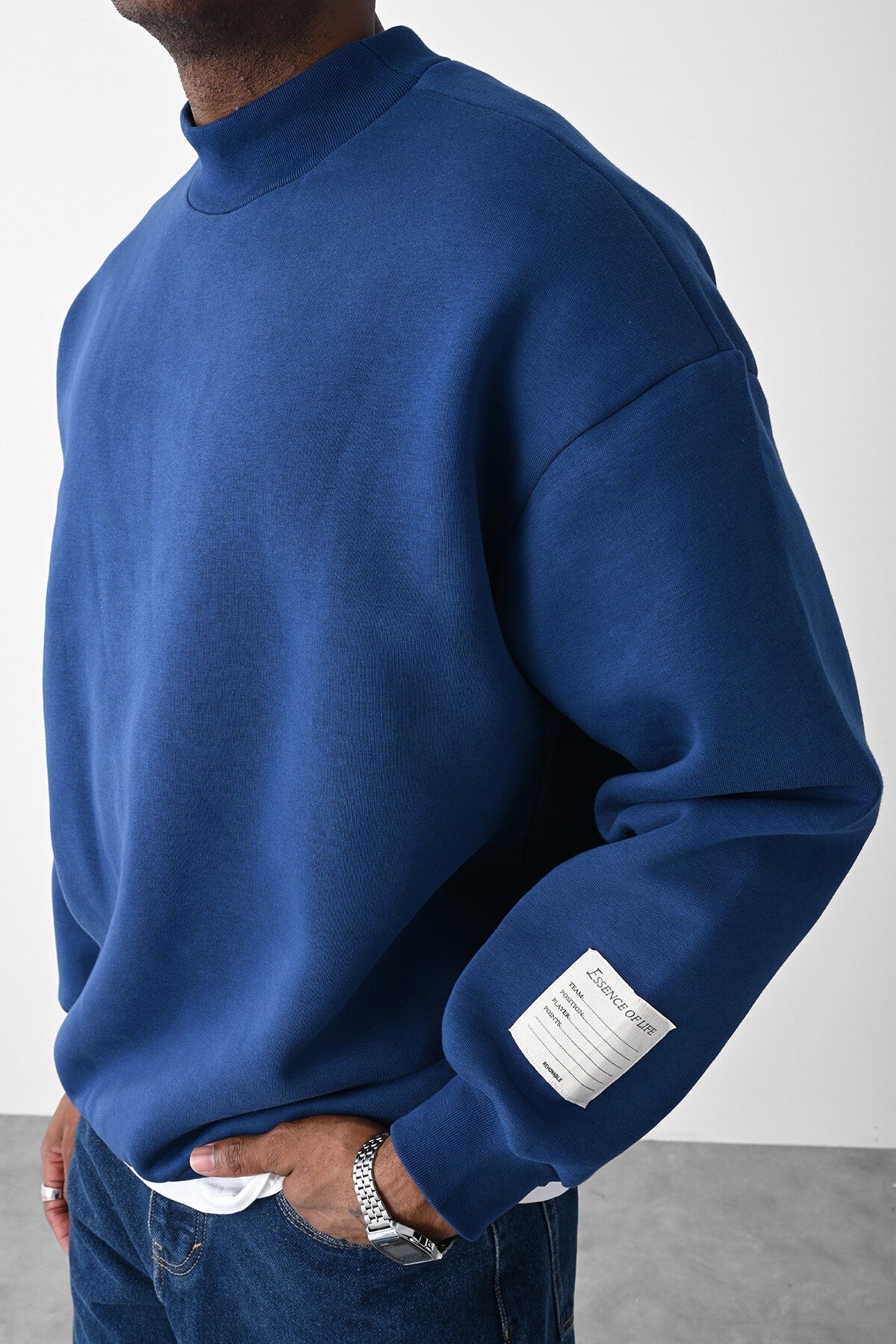 Vizon Kart Detailed Oversized Sweatshirt
