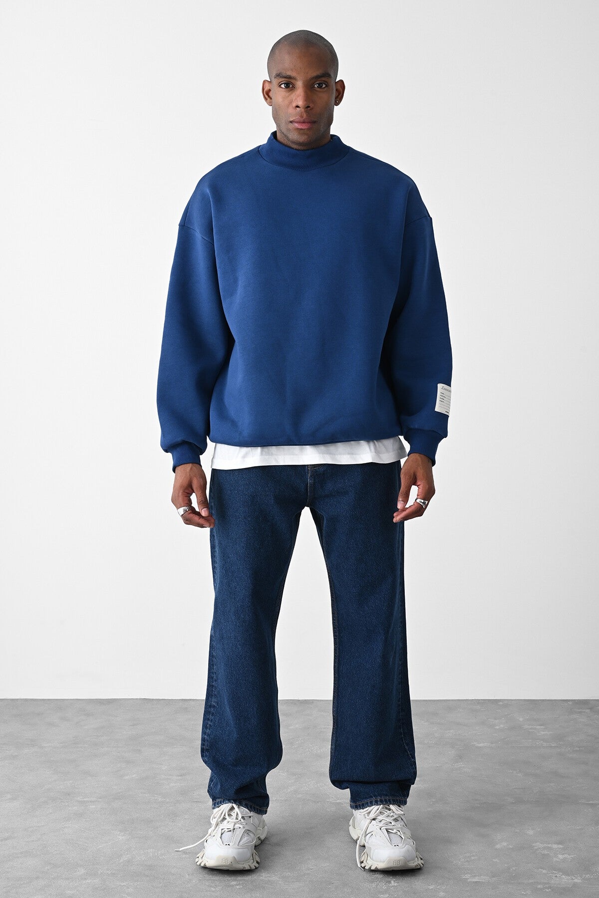 Vizon Kart Detailed Oversized Sweatshirt