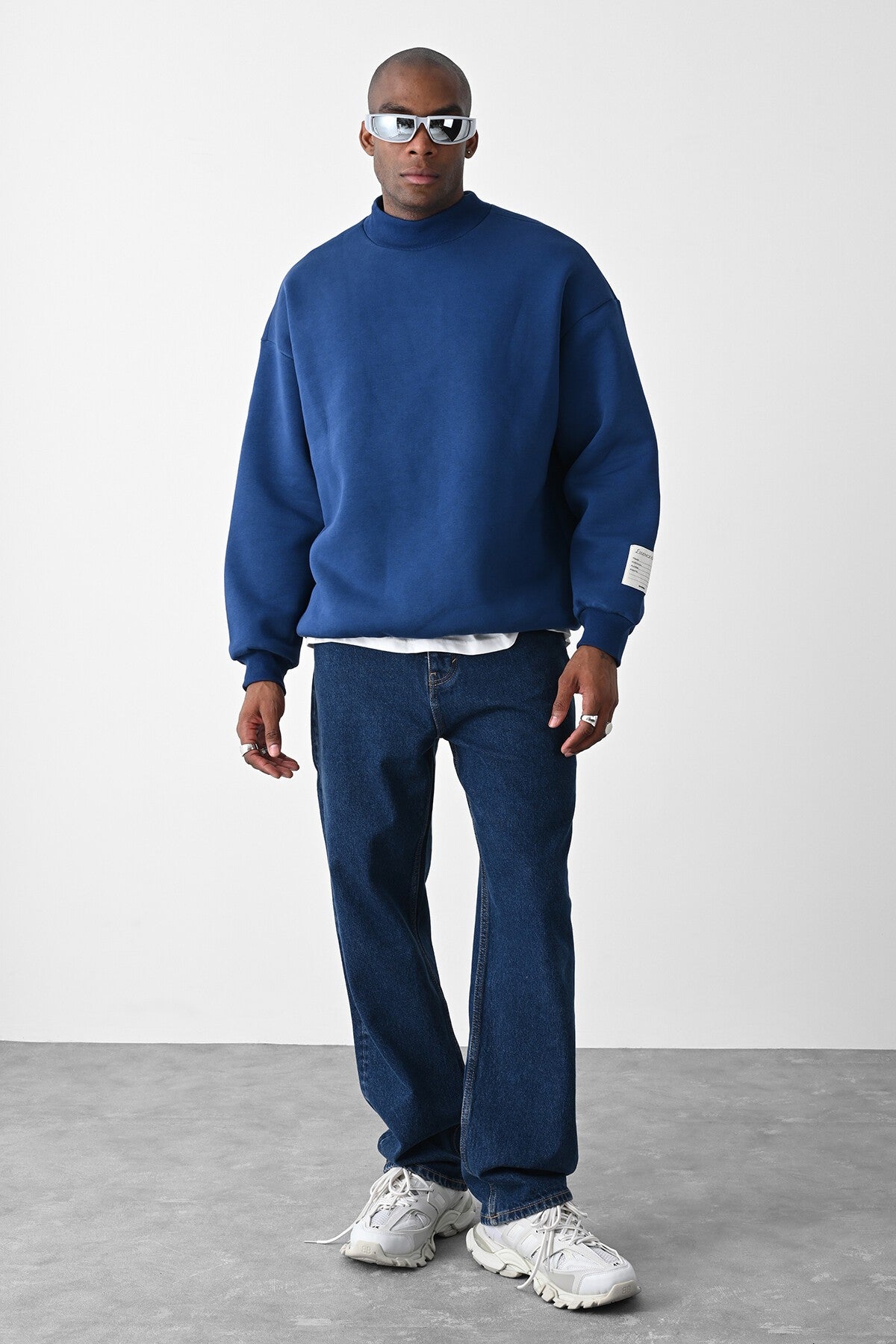 Vizon Kart Detailed Oversized Sweatshirt