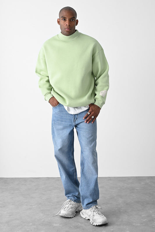 Vizon Kart Detailed Oversized Sweatshirt