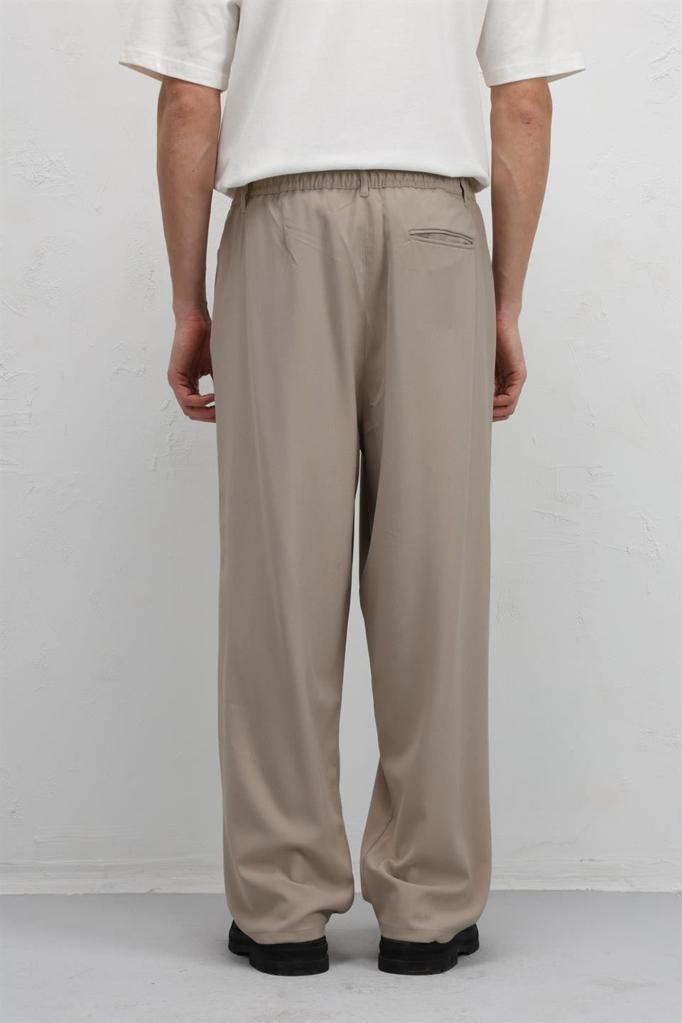 Baggy-Fit Fabric Pants 30-795-1
