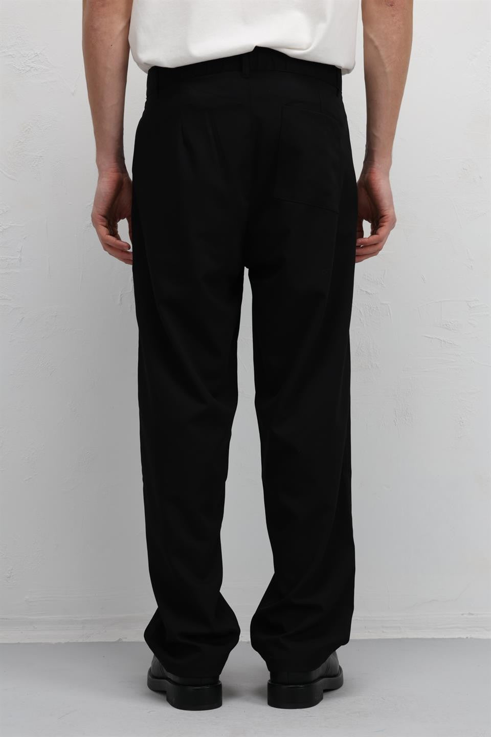 Baggy-Fit Fabric Pants 30-795-1