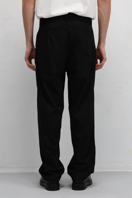 Baggy-Fit Fabric Pants 30-795-1
