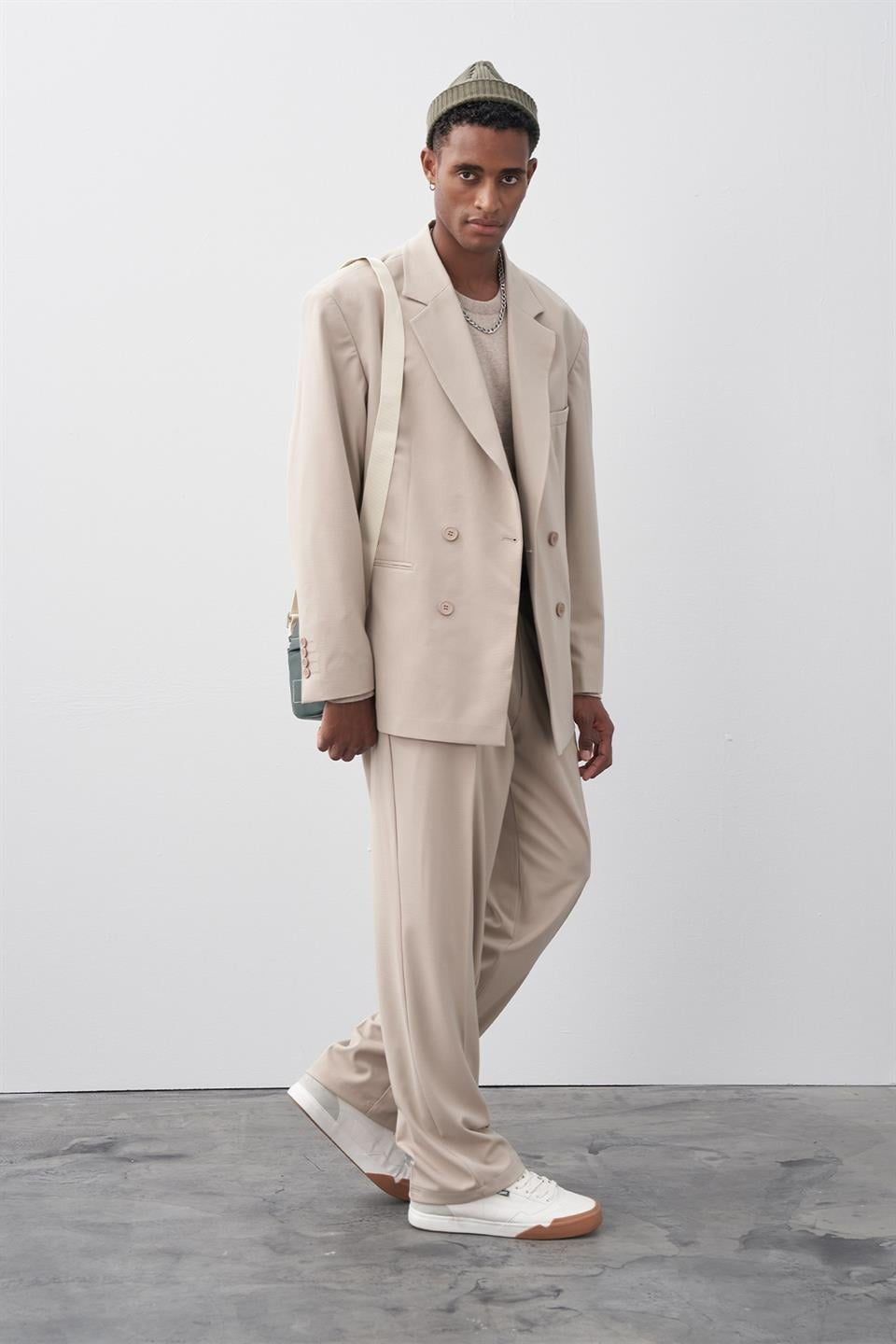 Comfortable, Double-Breasted Suit