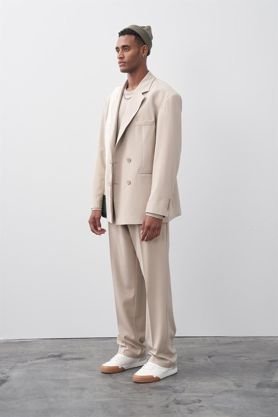 Comfortable, Double-Breasted Suit