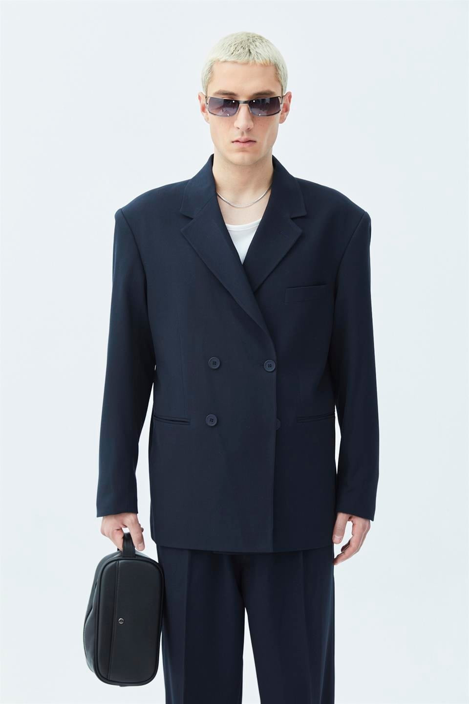 Comfortable, Double-Breasted Suit