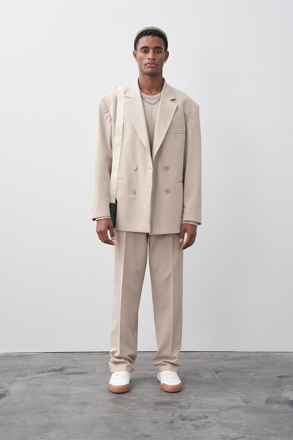 Comfortable, Double-Breasted Suit