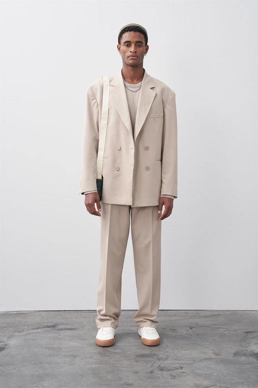 Comfortable, Double-Breasted Suit