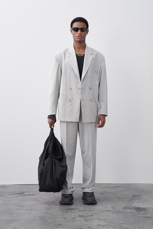 Comfortable, Double-Breasted Suit