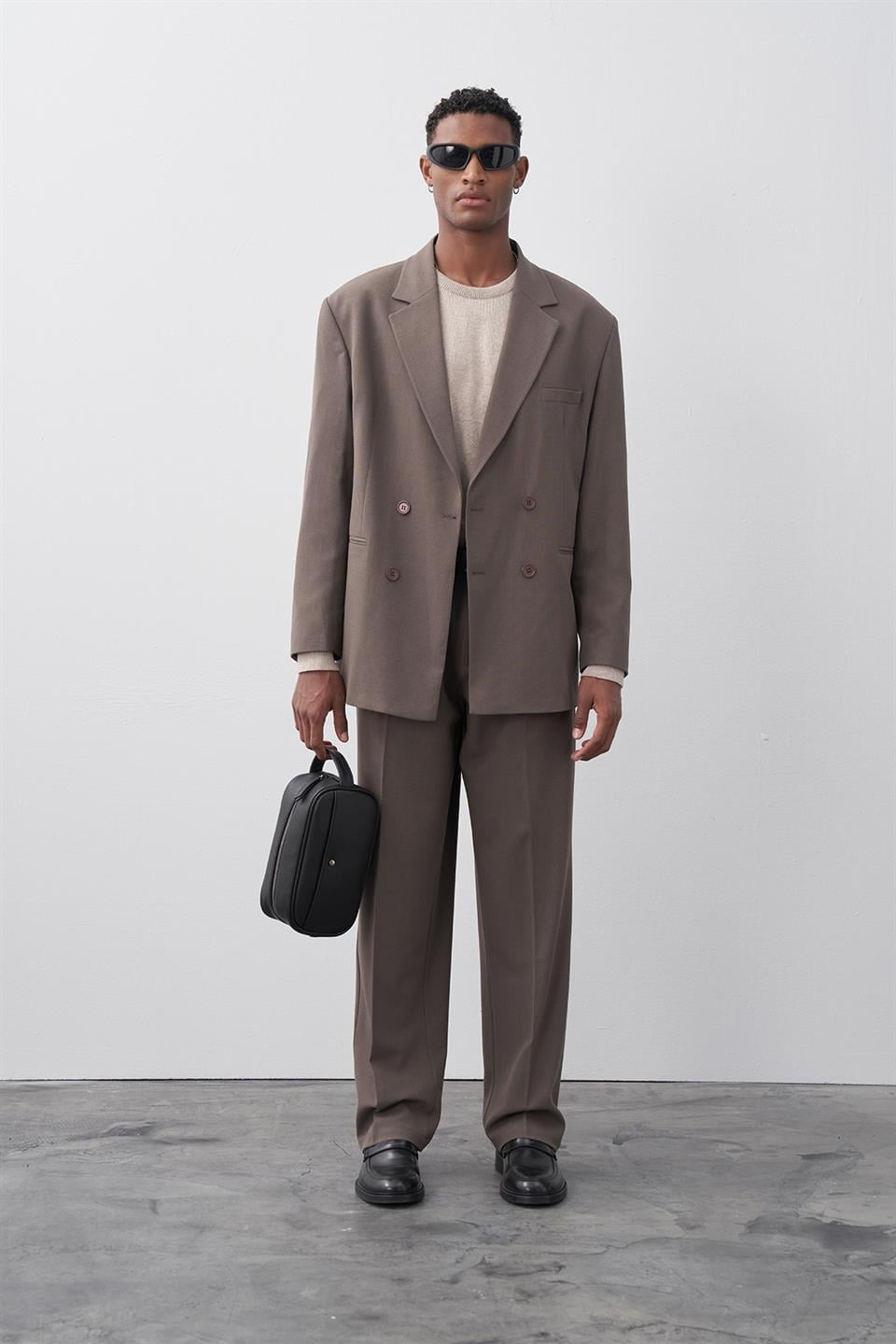 Comfortable, Double-Breasted Suit