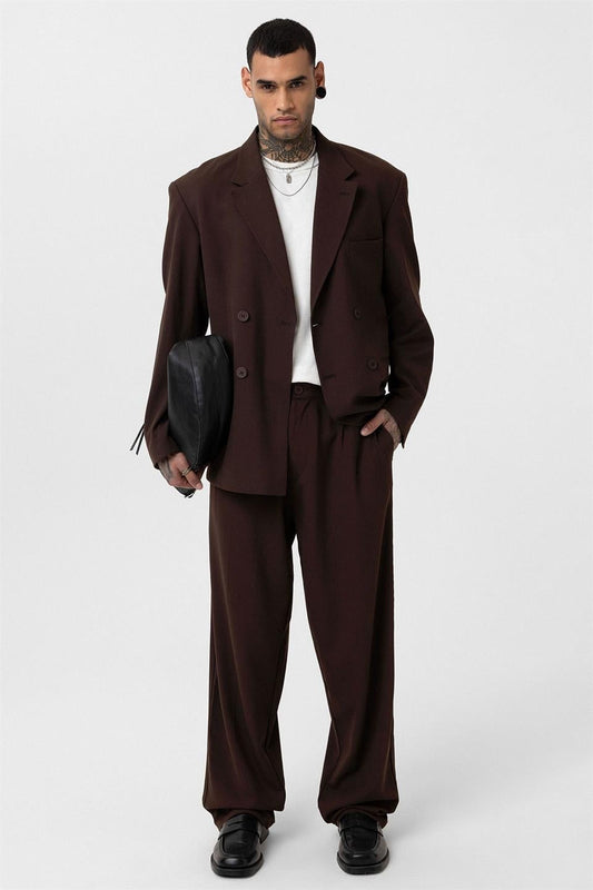 Comfortable, Double-Breasted Suit