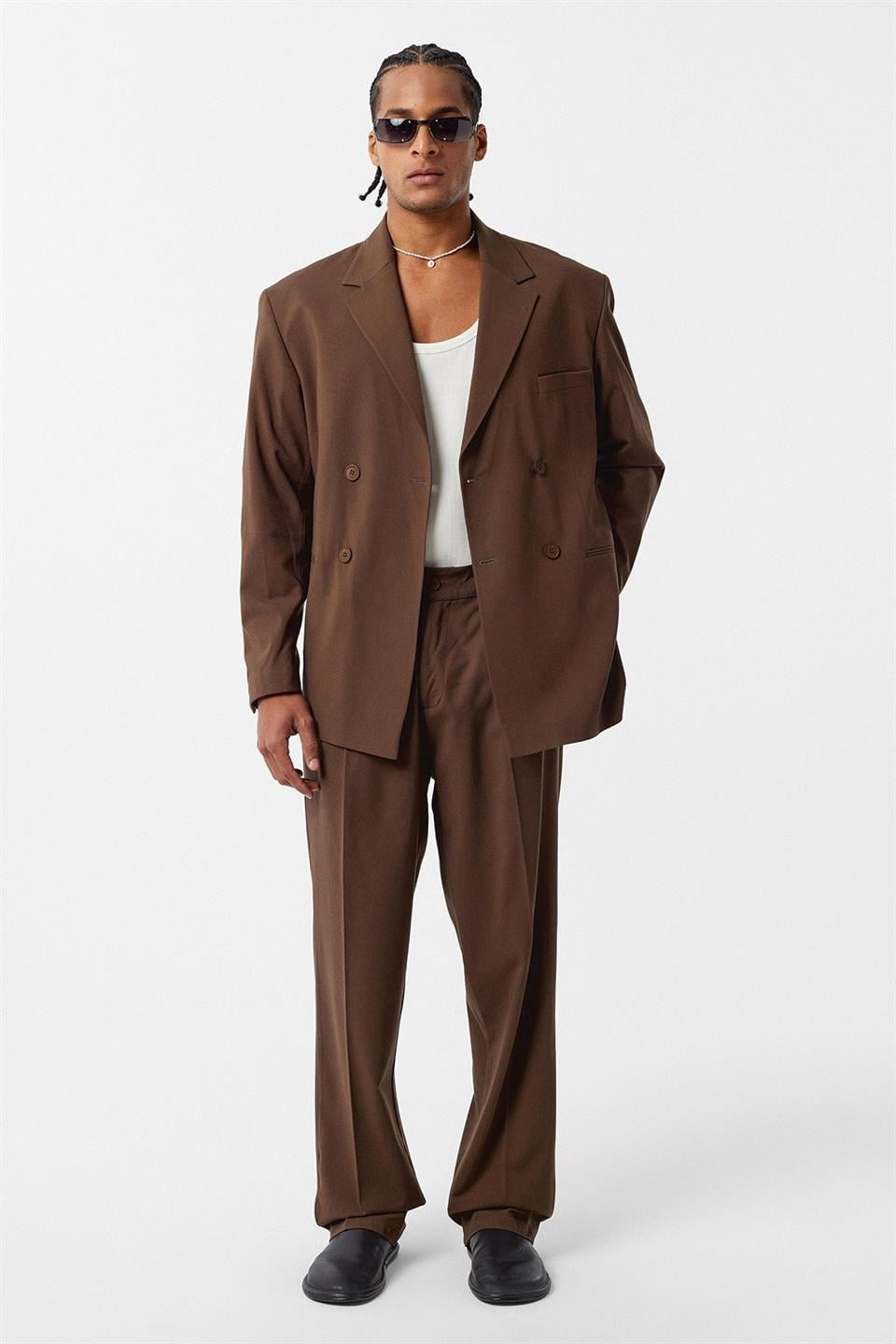 Comfortable, Double-Breasted Suit