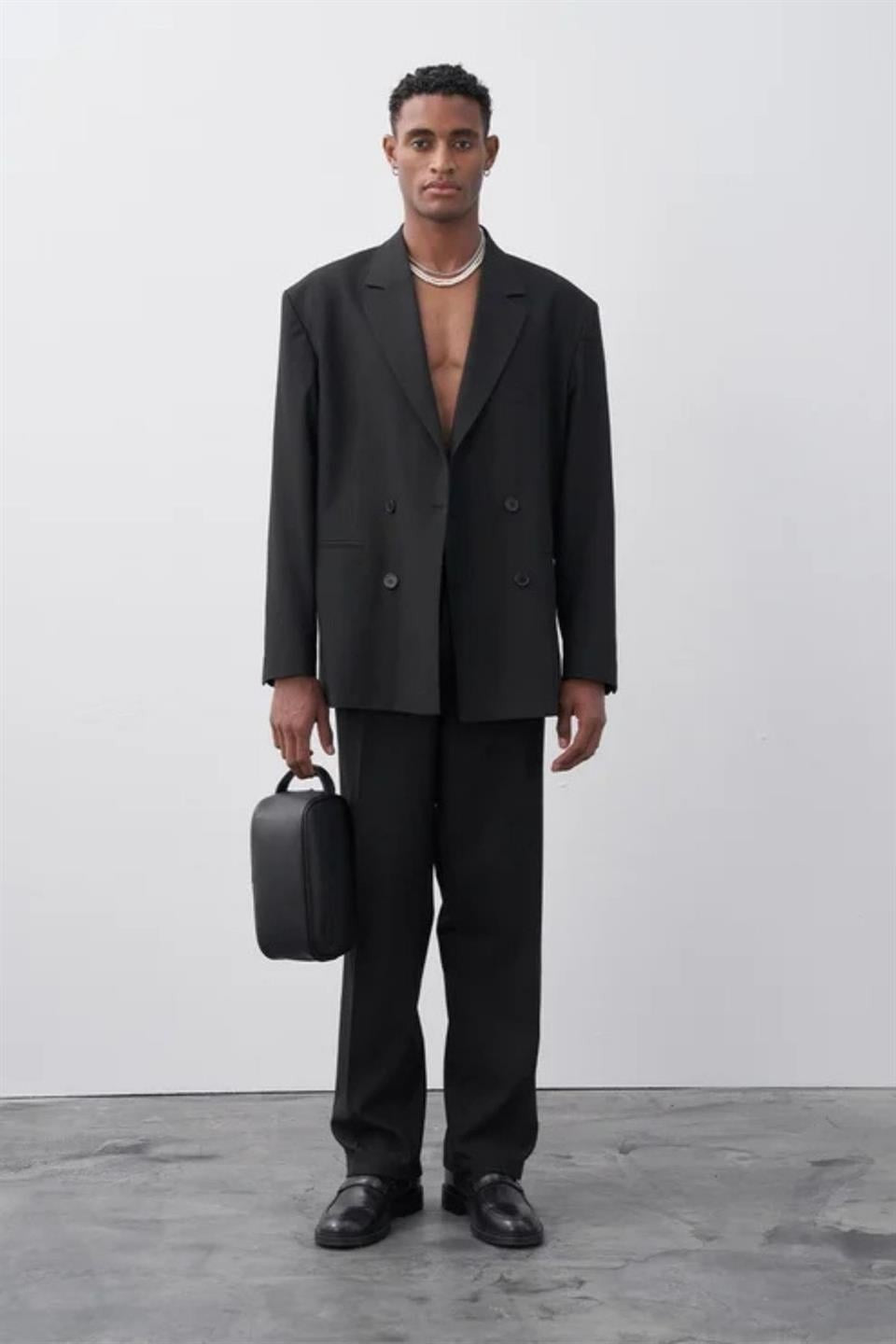 Comfortable, Double-Breasted Suit