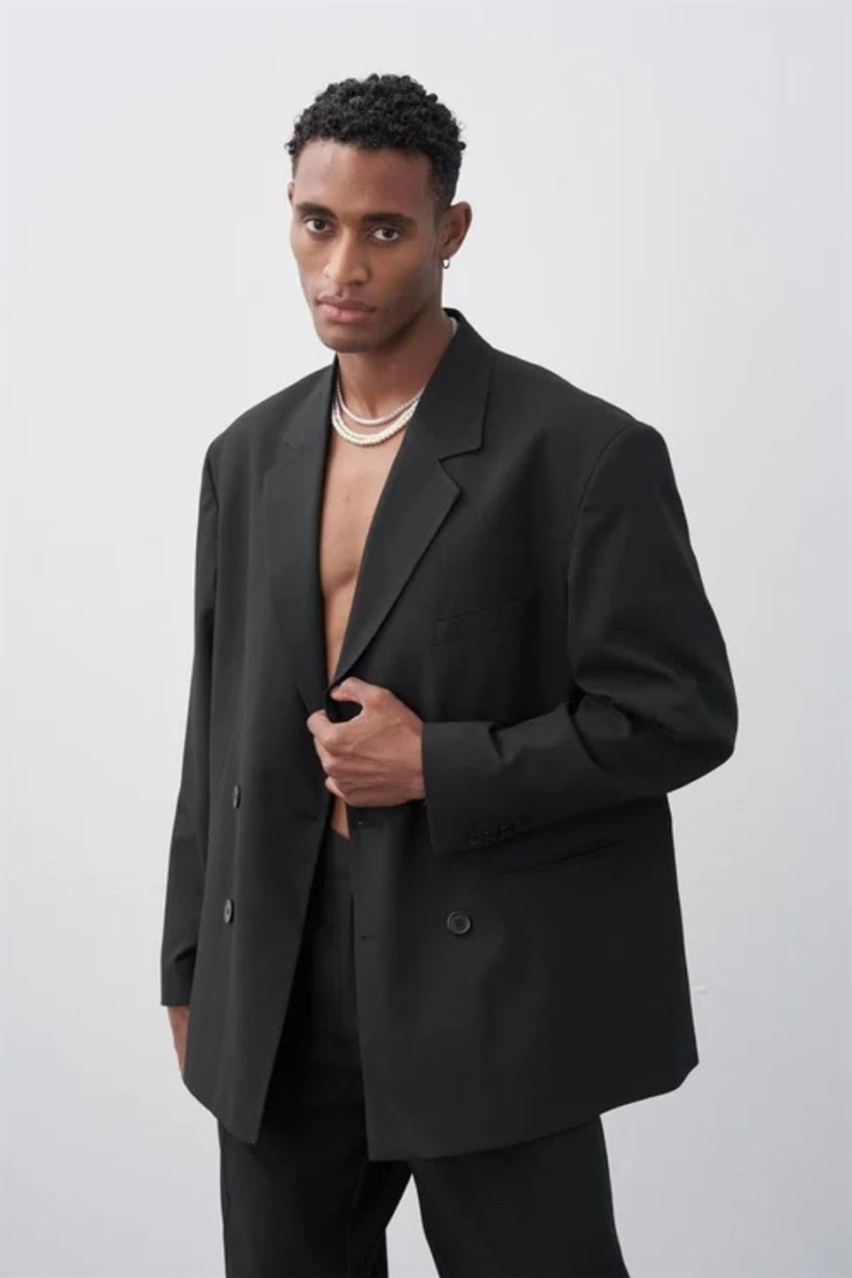 Comfortable, Double-Breasted Suit