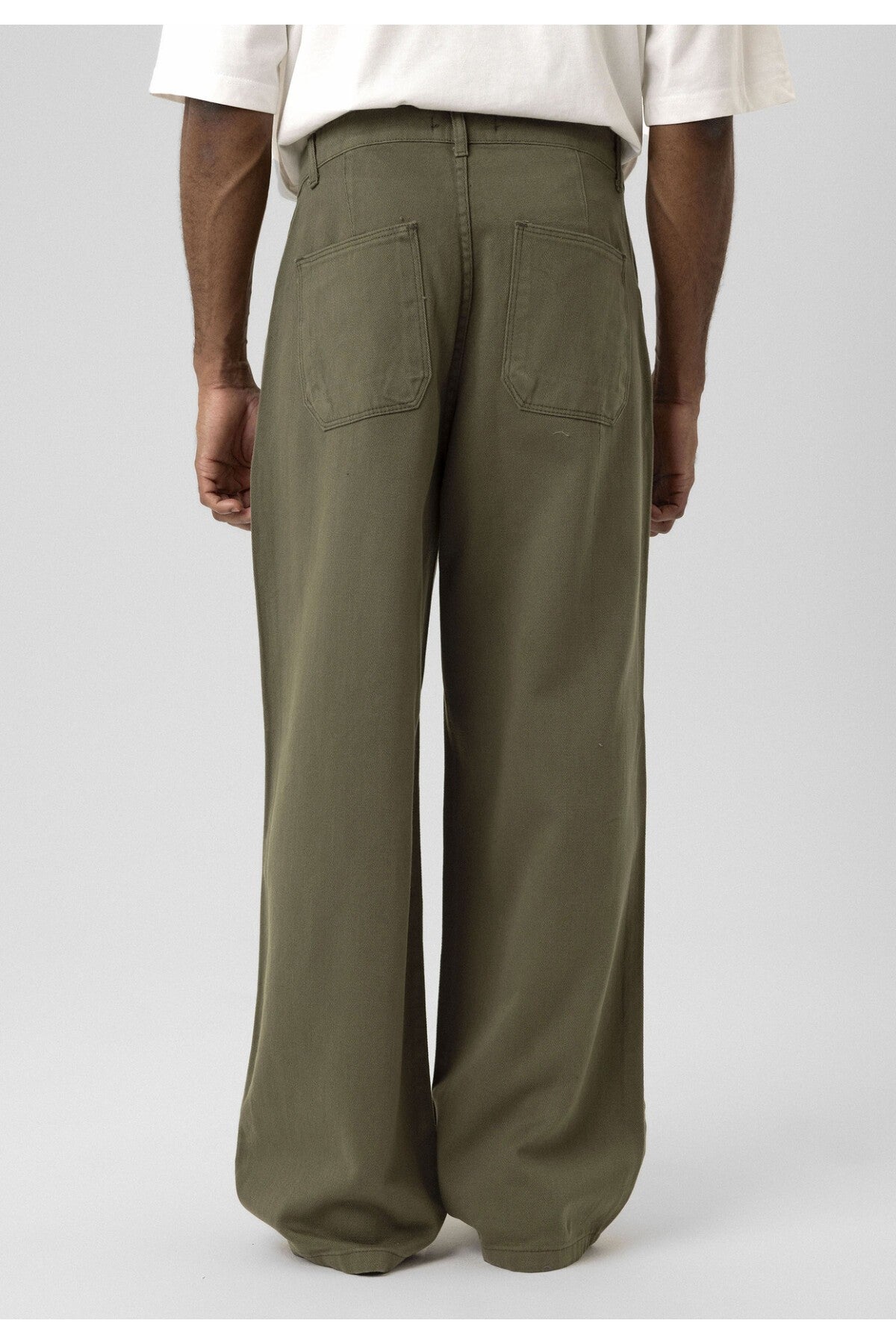 Balloon Fit Gabardine Pants