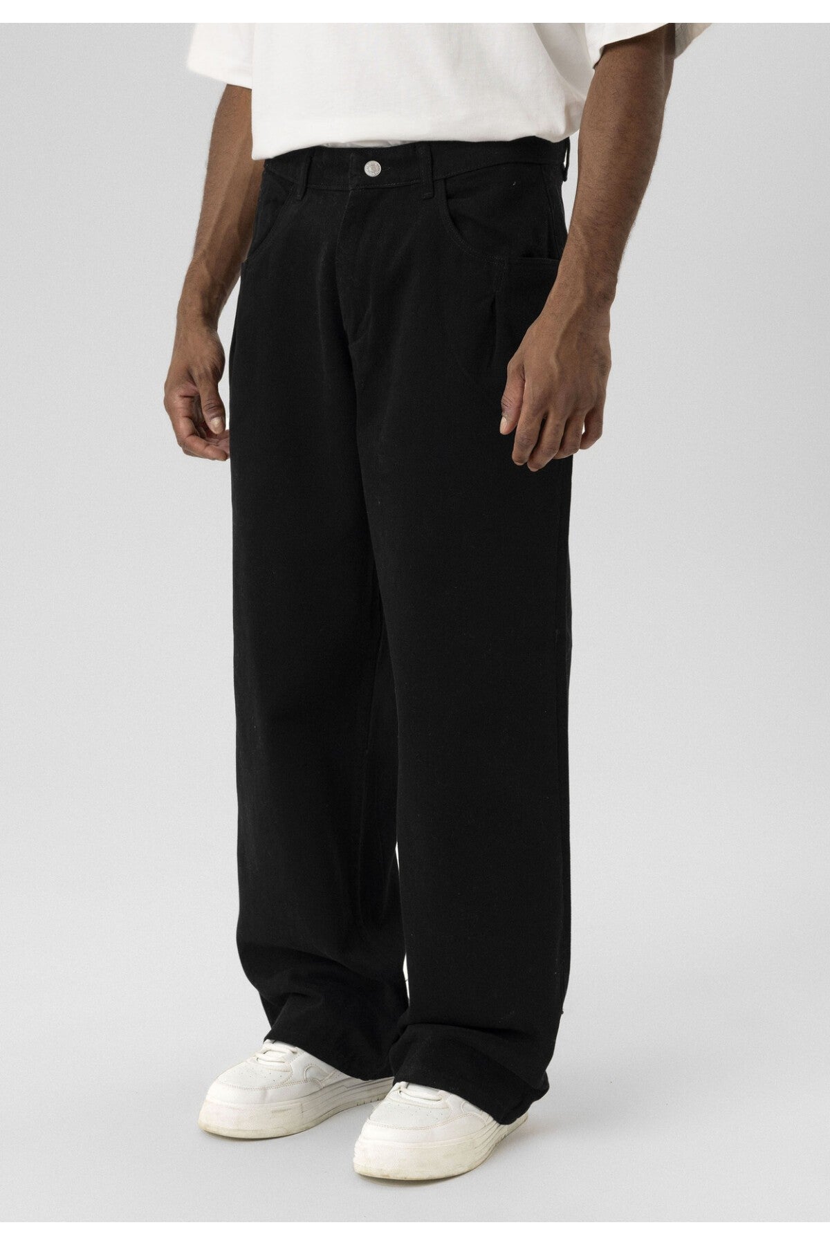 Balloon Fit Gabardine Pants