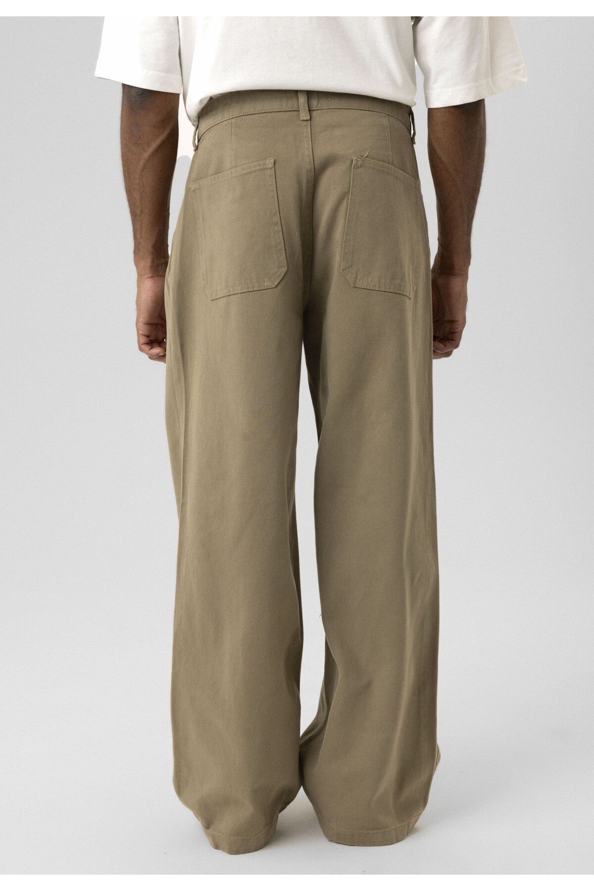 Balloon Fit Gabardine Pants