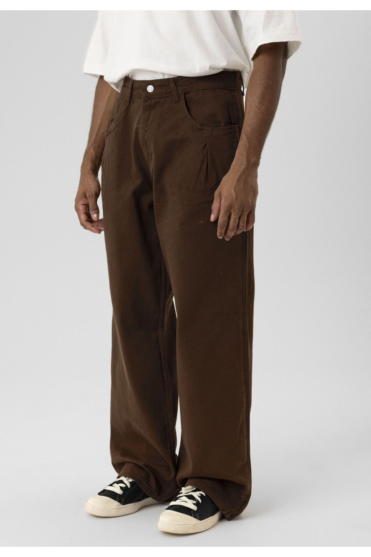 Balloon Fit Gabardine Pants
