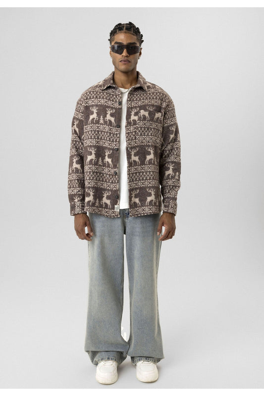 Patterned Lumberjack Shirt